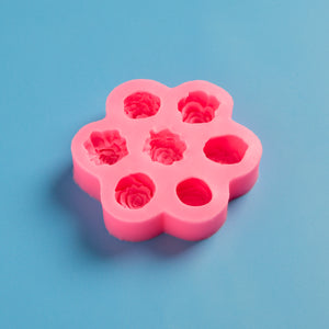 Assorted Flowers Silicone Embed Mold