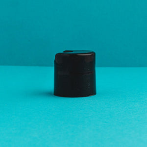 Black Smooth Disc Top Lids 24/410