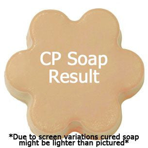 Carrot Cupcake Fragrance Oil in cold process soap color testing
