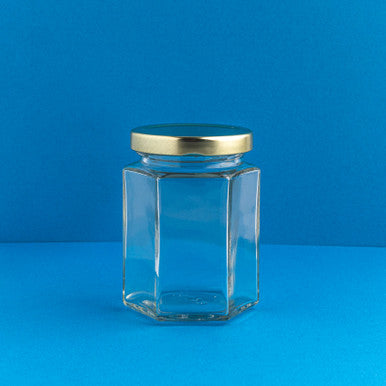 6.5 oz. Glass Hexagon Candle Jar