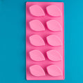 Medium Leaves Silicone Mold fragrance oil bottle