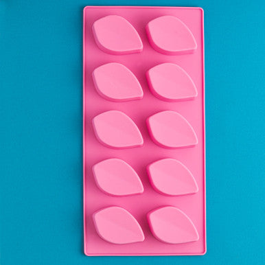 Medium Leaves Silicone Mold fragrance oil bottle
