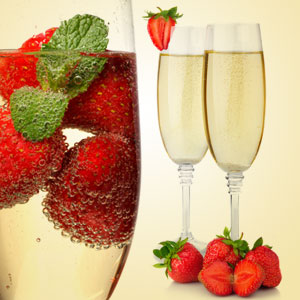 NG Strawberry & Champagne Type Fragrance Oil fragrance oil bottle - Zoom Media 1