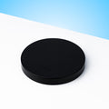 Flat Metal Candle Jar Lid - Black
