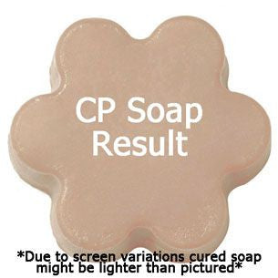 Peanut Butter Cookie Fragrance Oil in cold process soap color testing