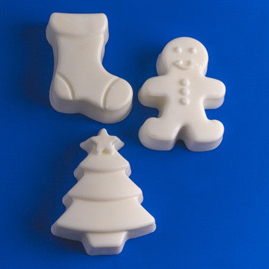 6 Cavity Christmas Shapes (Silicone Mold) fragrance oil bottle - Zoom Media 1