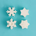 Small Snowflakes Silicone Mold fragrance oil bottle