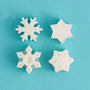 Small Snowflakes Silicone Mold fragrance oil bottle