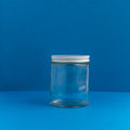 6 oz. Straight Sided Glass Jars With White Lids