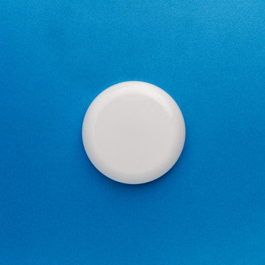 White Dome Lid Smooth 89/400 fragrance oil bottle - Zoom Media 1