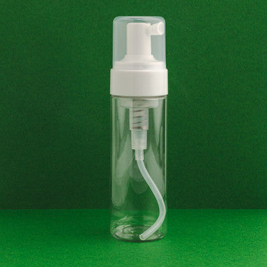 White Foaming Soap Bottle with Pump - Zoom Media 1