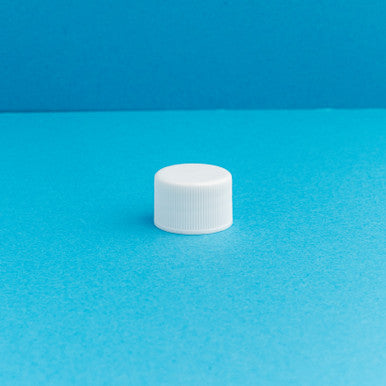 White Ribbed Lids 20/410