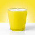 6 oz Yellow Glass Candle Jar (Case of 12)